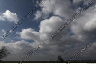 blue clouded sky